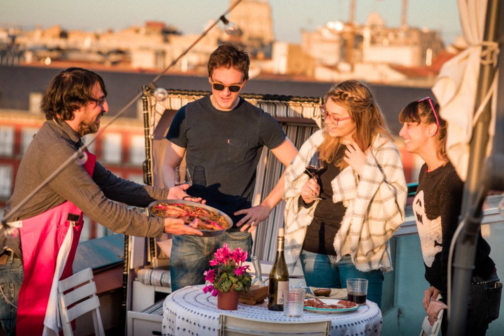 Repas chez l'habitant à Madrid