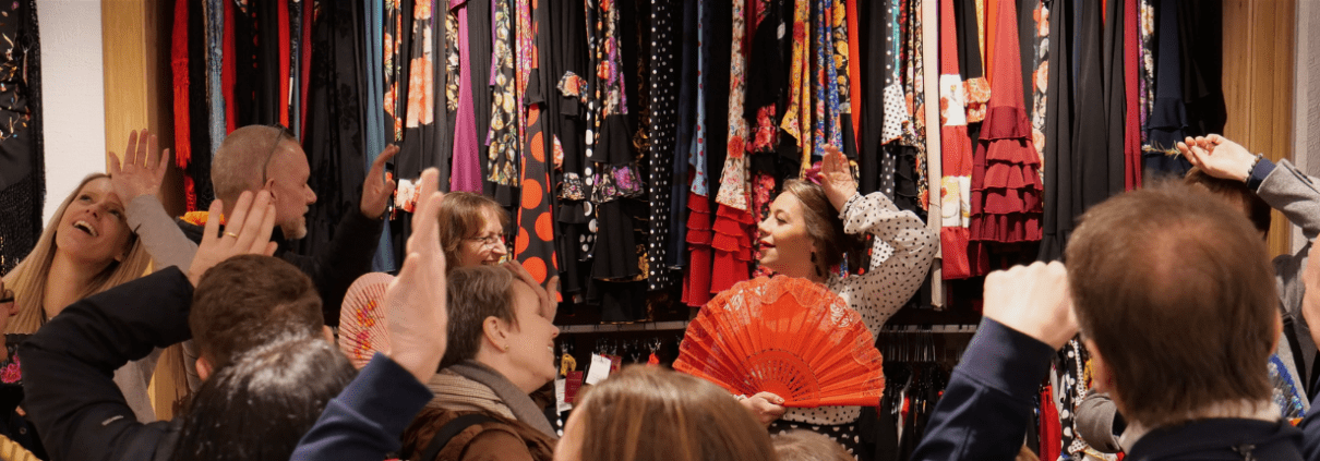 Activité insolite à Madrid : atelier flamenco en petit groupe dans un espace authentique