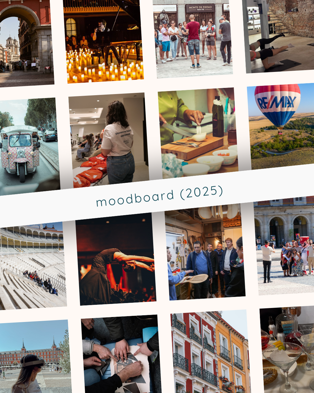 Agence événementielle insolite pour événements d'entreprise à Madrid (Team Building, séminaire, incentive etc)