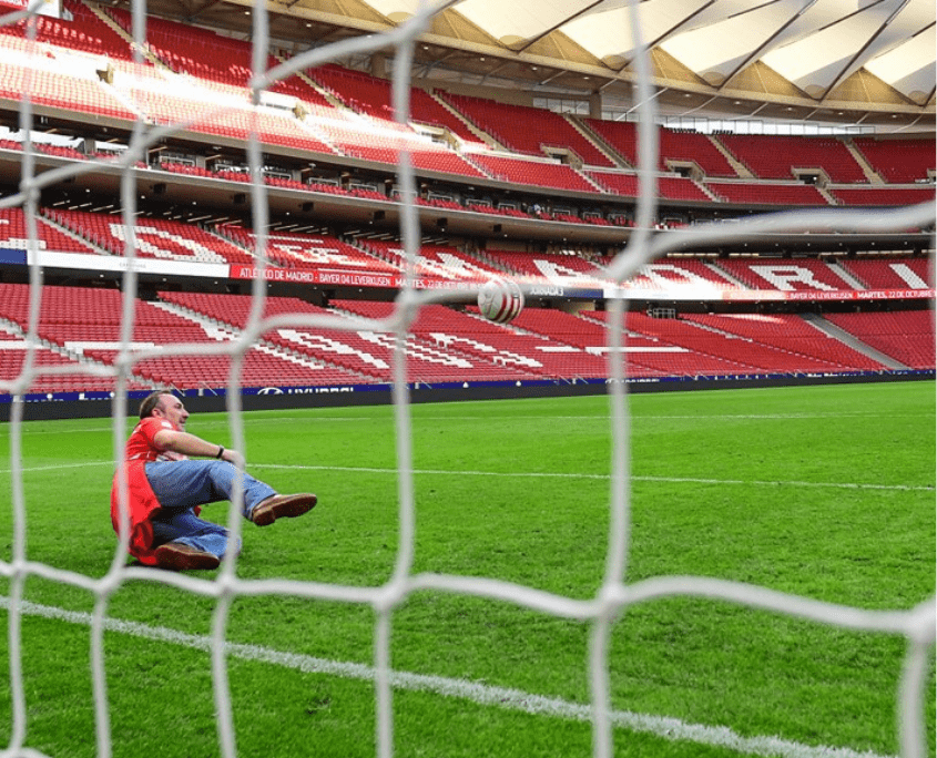 Team building insolite à Madrid Tirs au but atletico