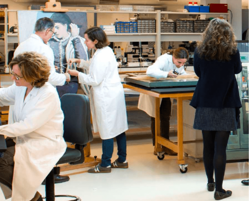 Team Building insolite : Visite de l'atelier de restauration d'oeuvre du musée Thyssen
