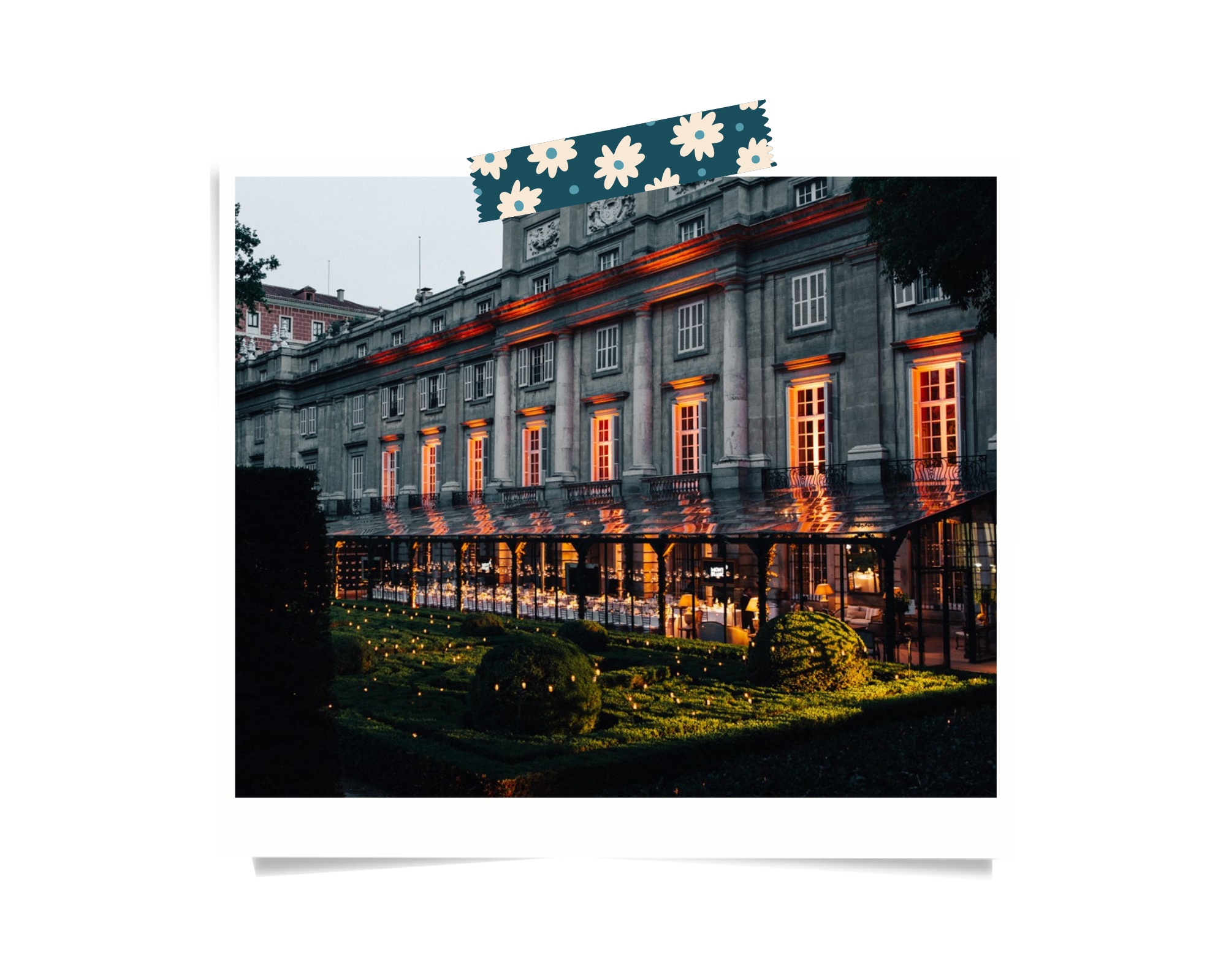 Dîner d'entreprise dans un palais historique à Madrid