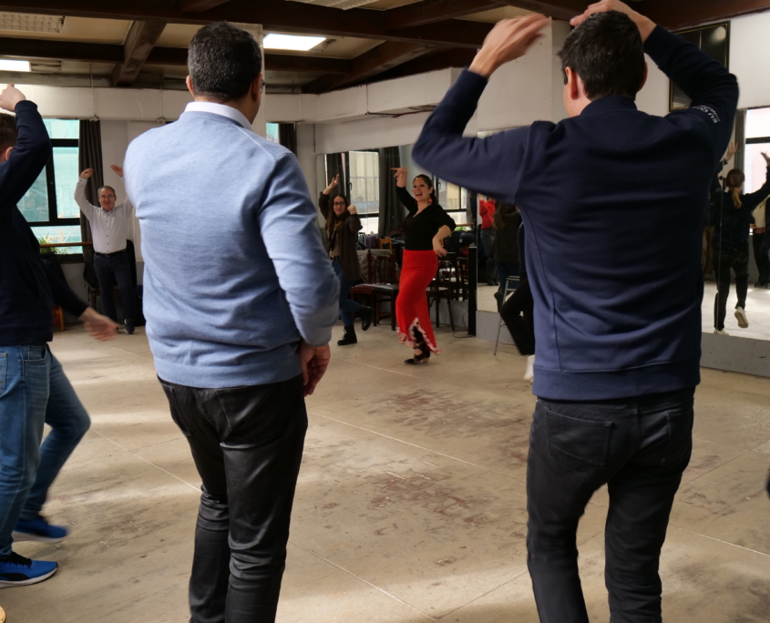 Cours de flamenco à Madrid pour team building