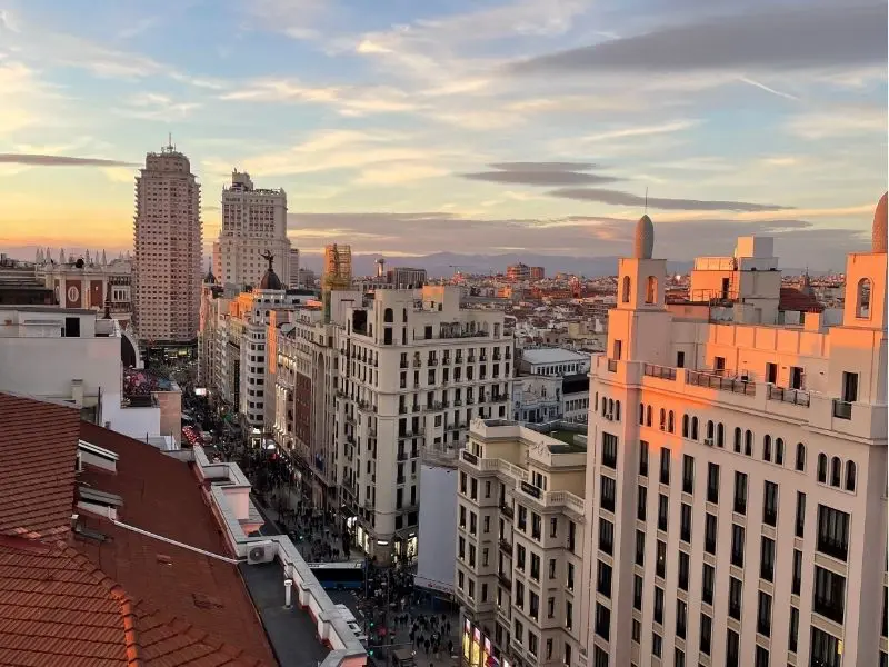 Rallye des rooftops et panoramas de Madrid