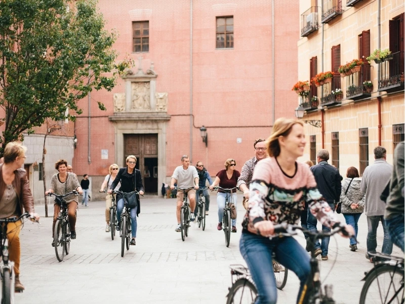 Visite guidée de Madrid à vélo et découverte des monuments