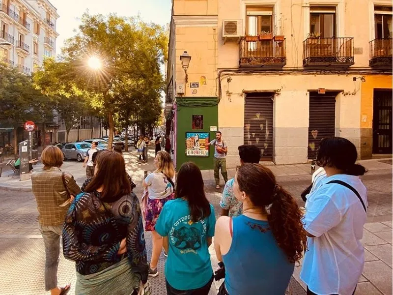 Visite street art dans le quartier de Lavapiés à Madrid